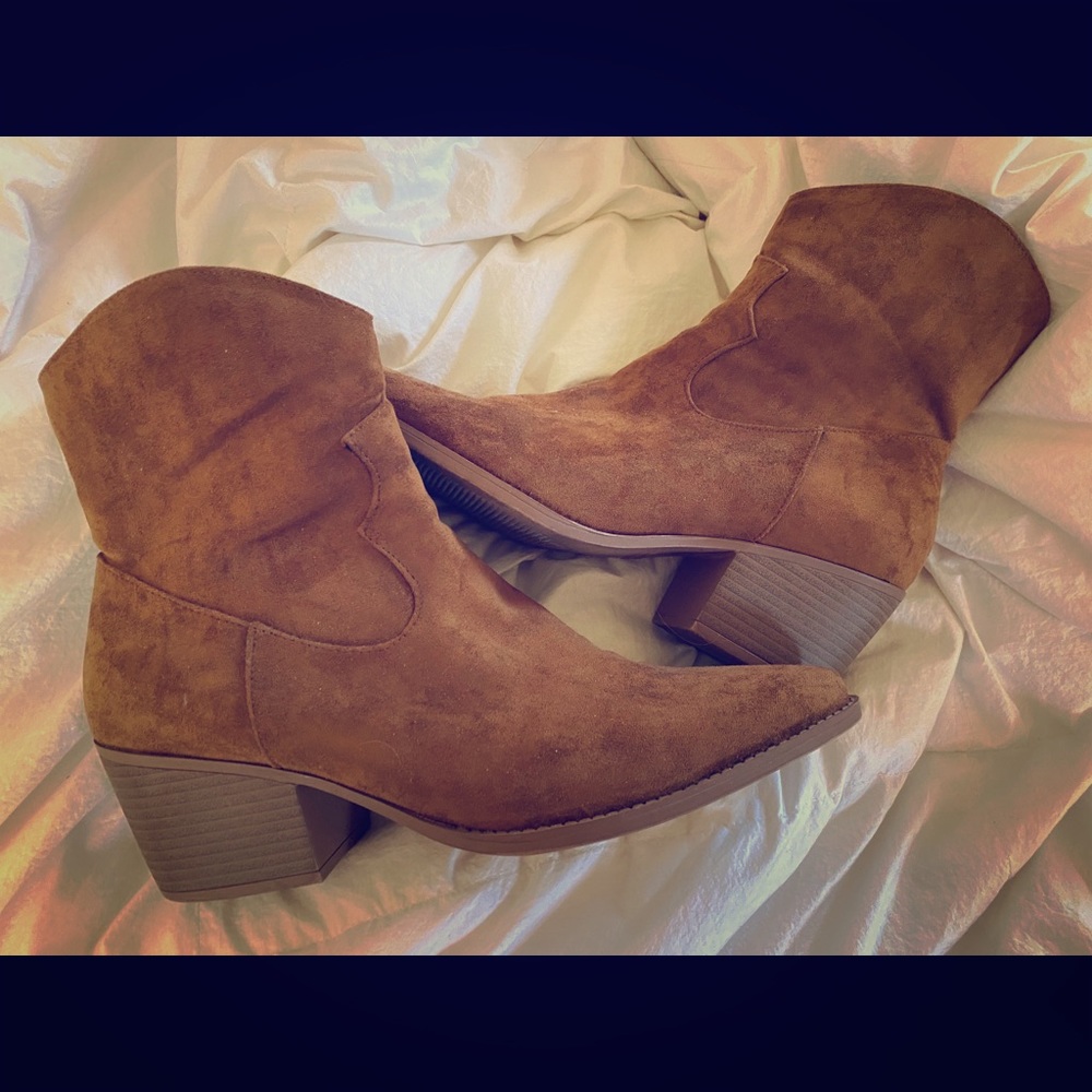Brown forever 21 booties
